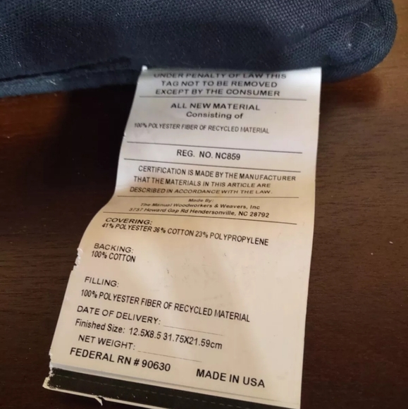 Manual Woodworkers & Weavers Pillow Tapestry "World's Best Mom" NWT - Picture 8 of 8